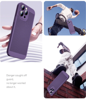 Cooling Heat Dissipation with Lens Film Protection Phone Case for iPhone 11-16 Pro Max