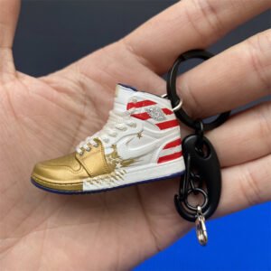 Mini Basketball Shoe Keychain Pendant