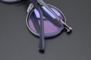 Pure Titanium Vintage Round Glasses