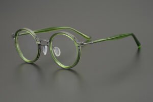 Pure Titanium Vintage Round Glasses