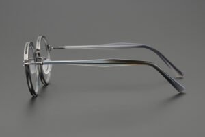 Pure Titanium Vintage Round Glasses