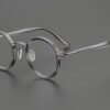Pure Titanium Vintage Round Glasses