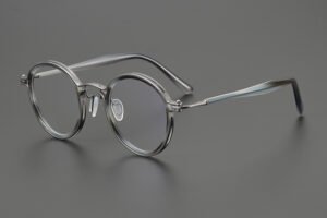 Pure Titanium Vintage Round Glasses