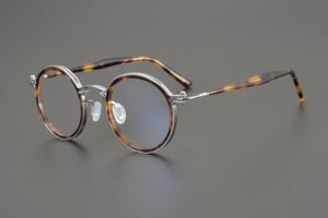 Pure Titanium Vintage Round Glasses