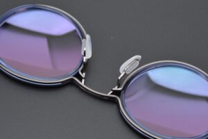 Pure Titanium Vintage Round Glasses