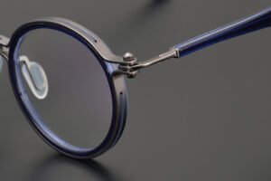 Pure Titanium Vintage Round Glasses