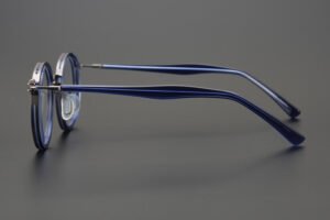 Pure Titanium Vintage Round Glasses