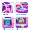Inflatable Bounce Castle for Kids' Parties and Home Use