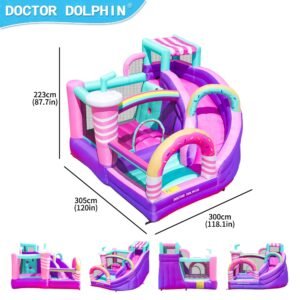 Inflatable Bounce Castle for Kids' Parties and Home Use